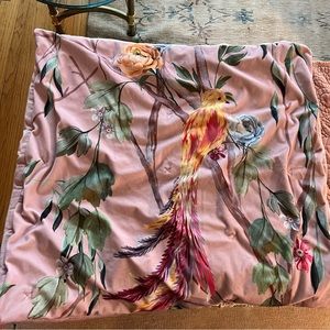 Anthropologie Josie Velvet Euro Shams - set of two